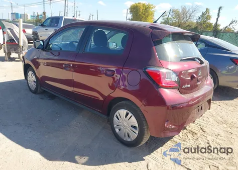 2024 Mitsubishi Mirage Es/Le from USA, damaged, VIN ML32AUHJ3RH035952